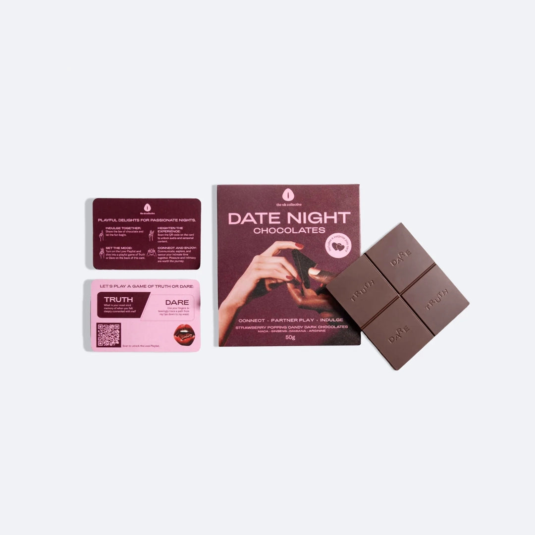 Chocolates DATE NIGHT - Chocolate Negro com Morango
